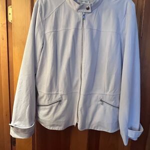 Christopher & Banks Light Gray Spring Jacket
